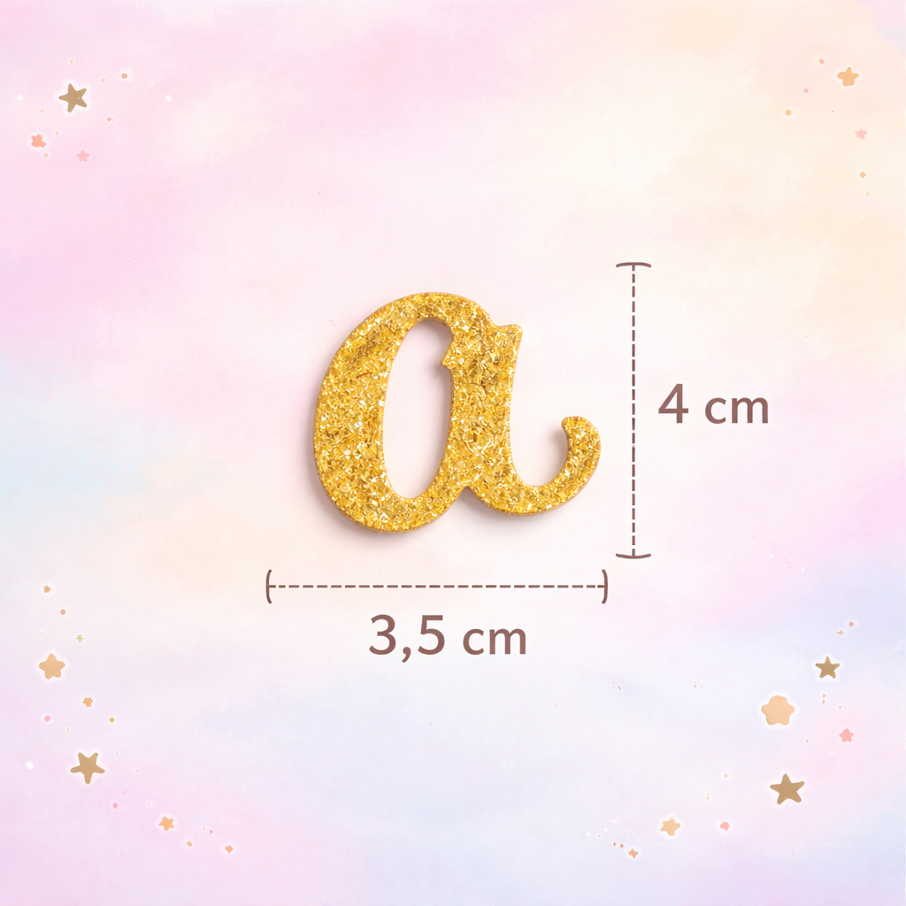 Troquel Abecedario cursivo decorativo