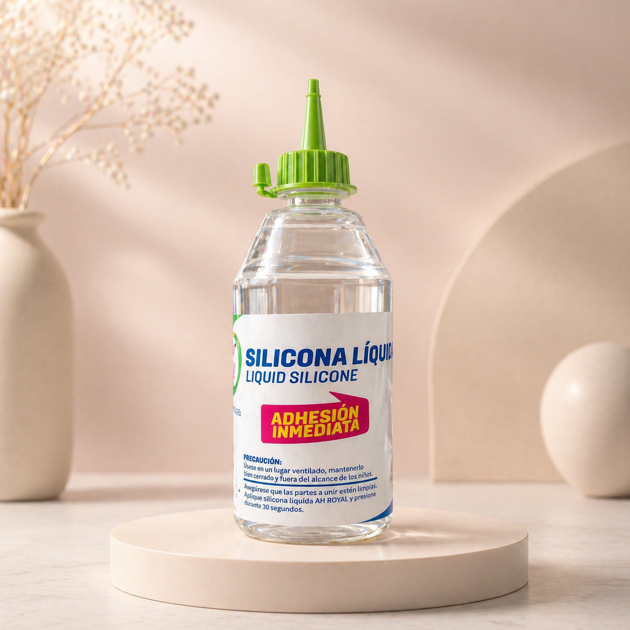 Silicona Liquida AH ROYAl 500 ML - Adhesión Fuerte y Precisa