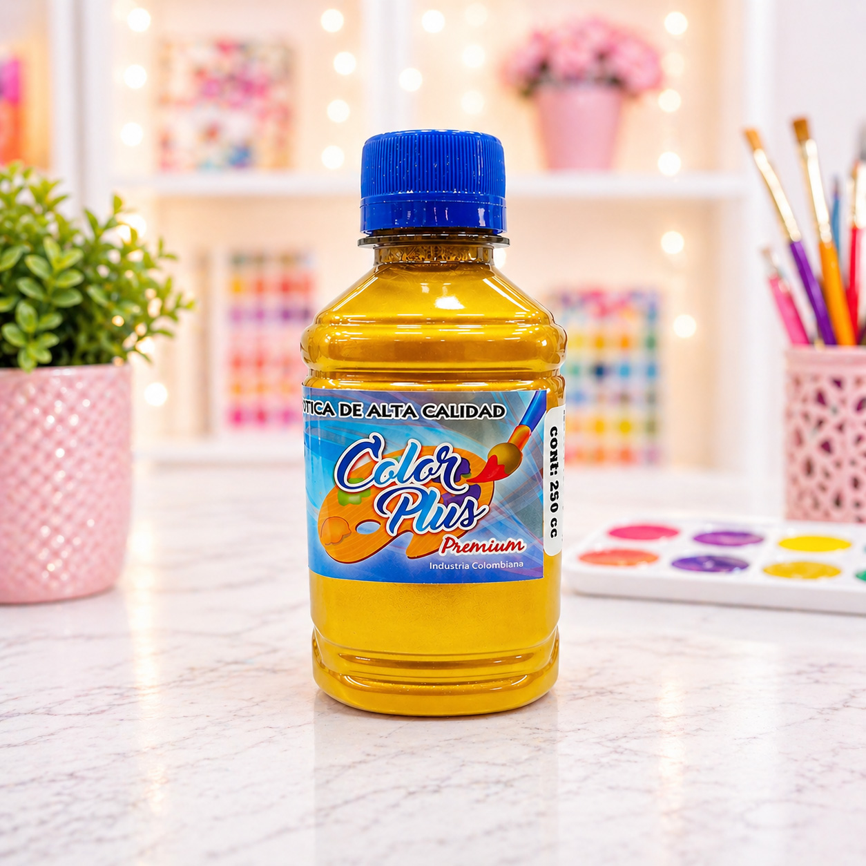 Pintura acrilica 250 ML - DORADA