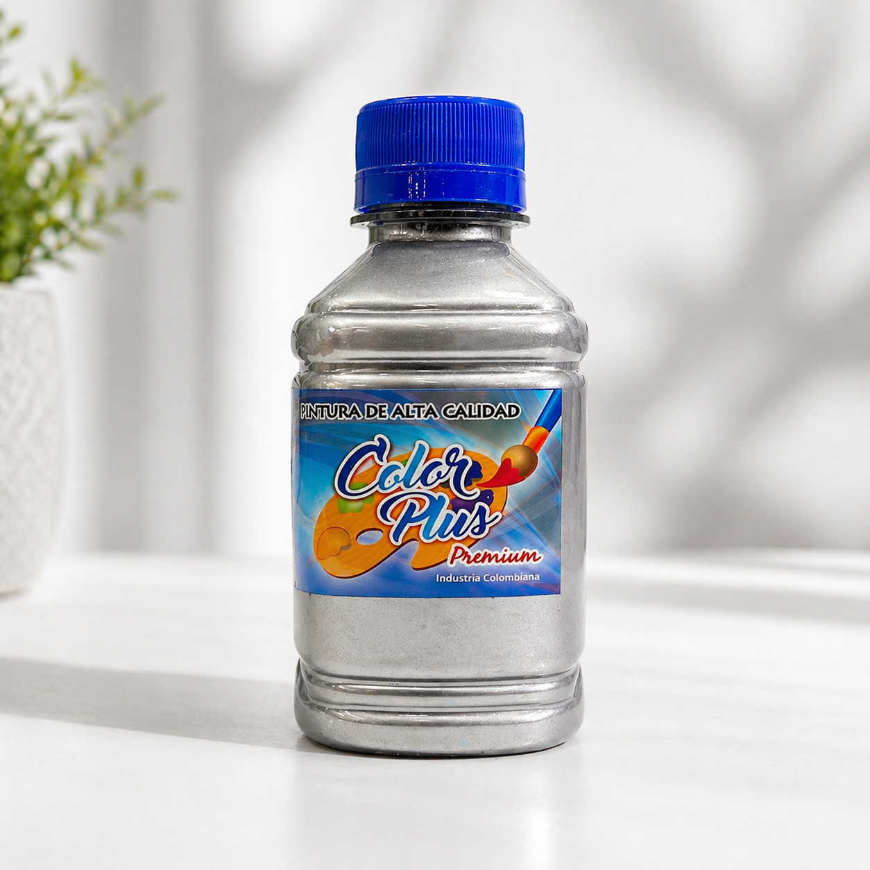 Pintura acrilica 250 ML  - METALIZADO PLATA