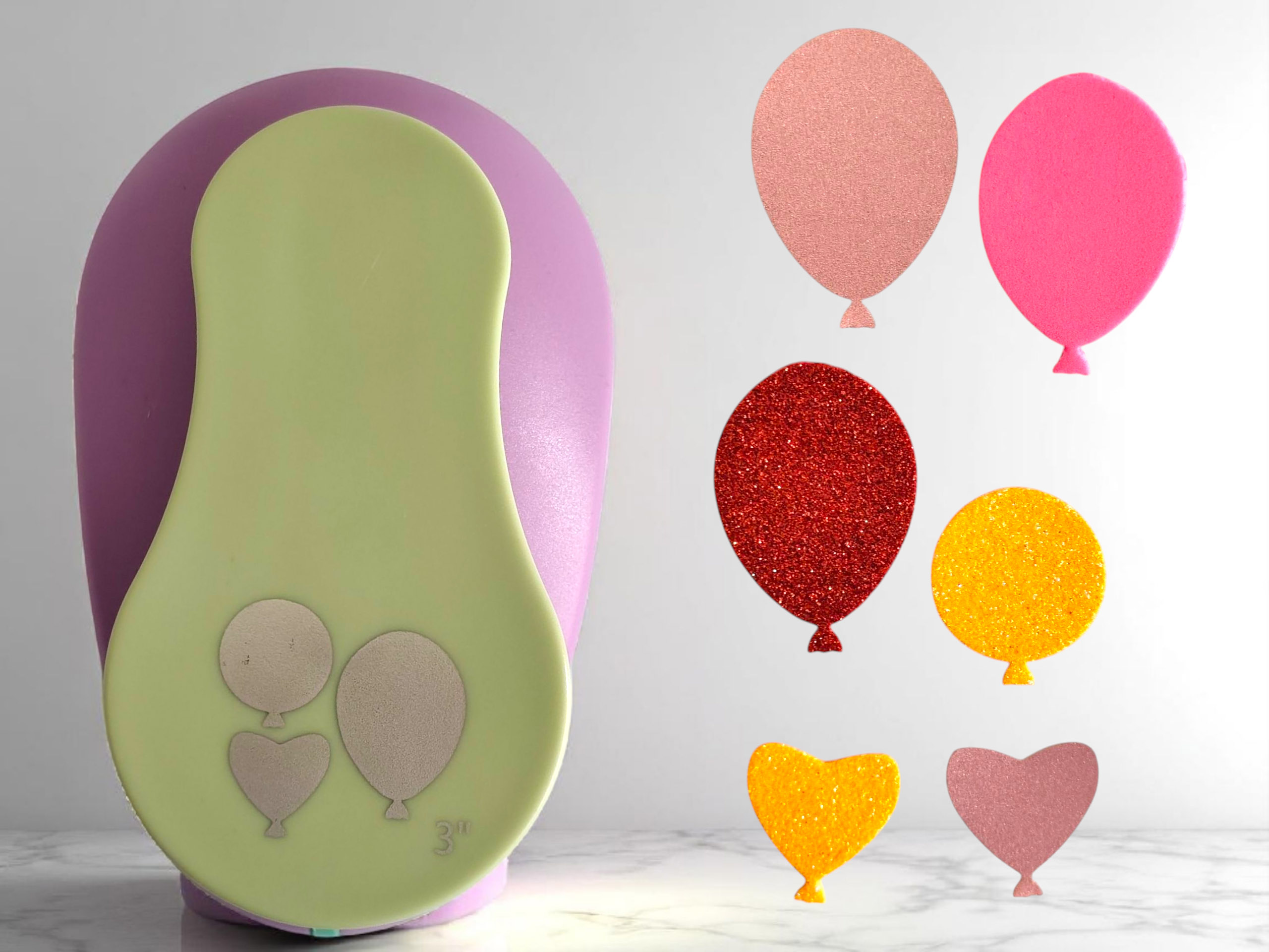 TROQUEL 3 PULGADAS - GLOBOS SURTIDOS 