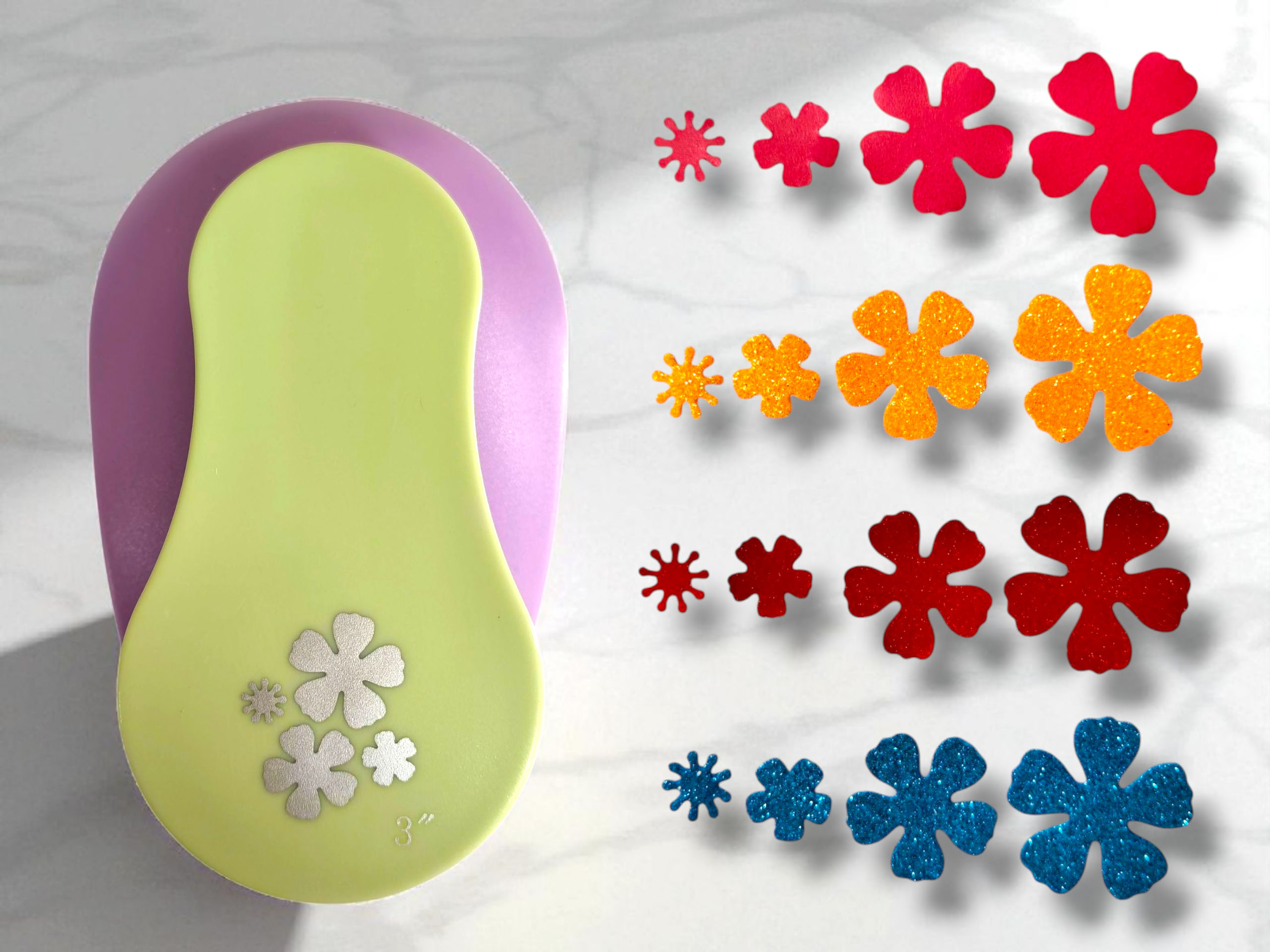 TROQUEL 3 PULGADAS - FLOR 3D