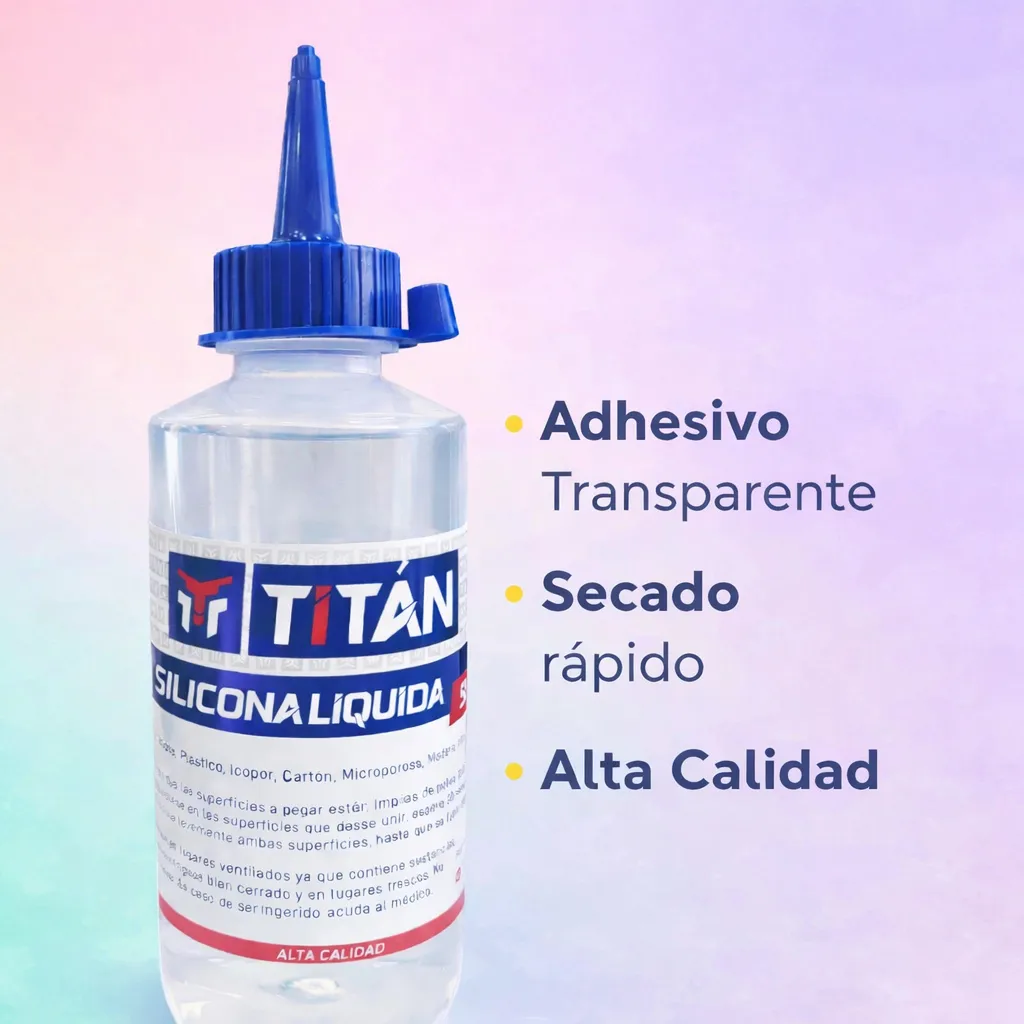 Silicona Líquida 500 ML – Adhesión Fuerte y Precisa