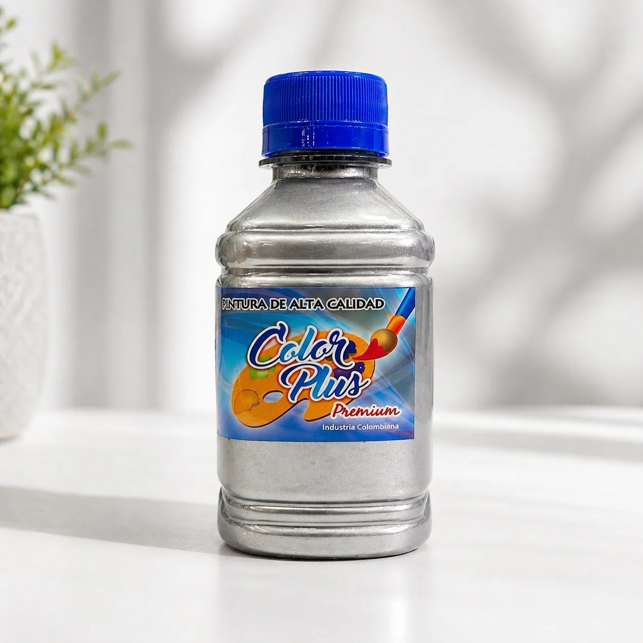 Pintura acrilica 250 ML  - METALIZADO PLATA