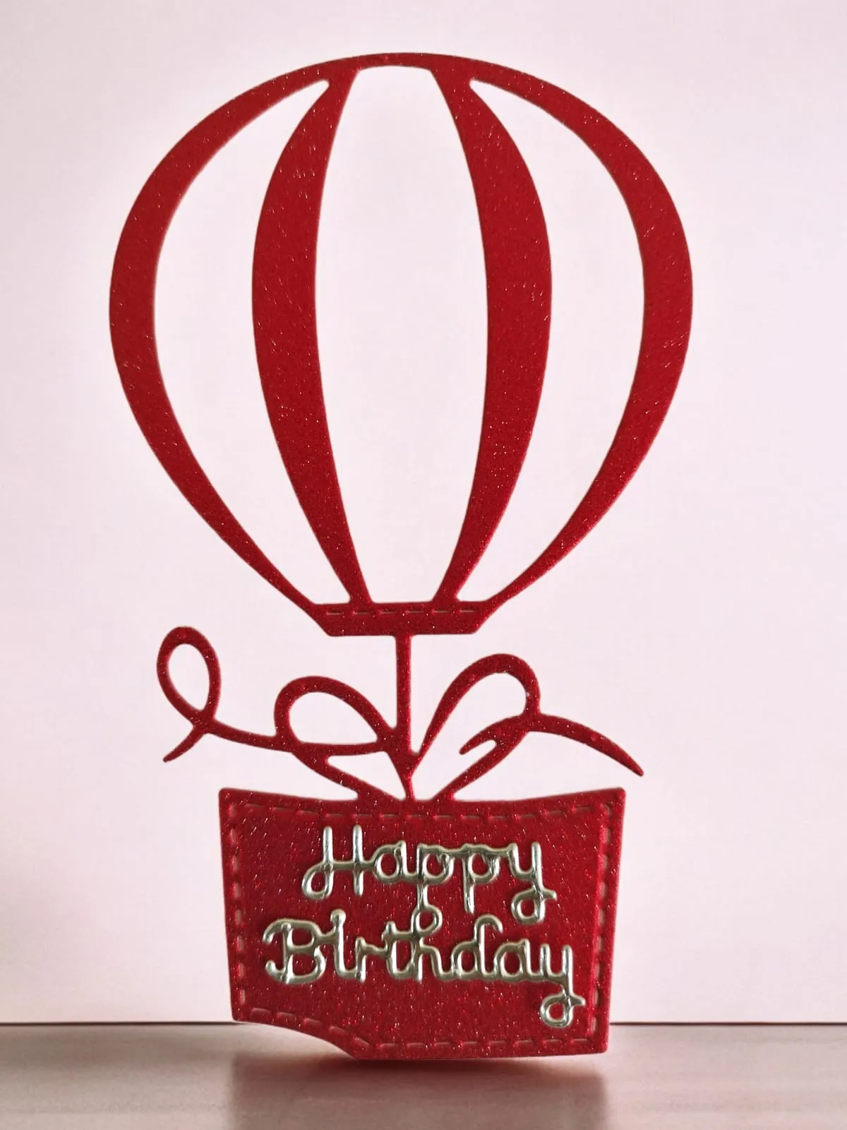 TROQUEL PLANO - GLOBO HAPPY BIRTHDAY 